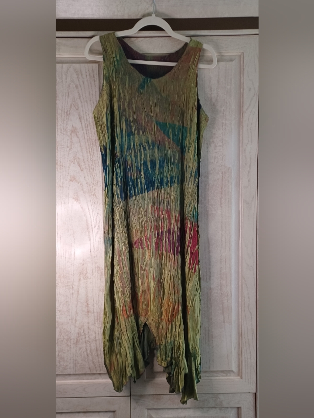 Lee Anderson Vtg Folk Art Dress And Matching Cardigan - Picture 2 of 6